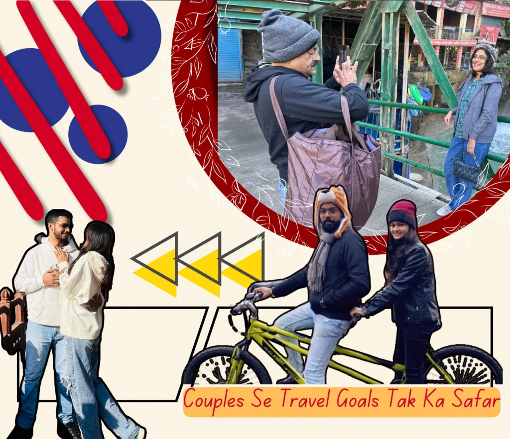 Couples enjoying bike rides, street walks, and warm moments at romantic destinations for couples.