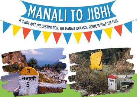 Manali to Kasol distance